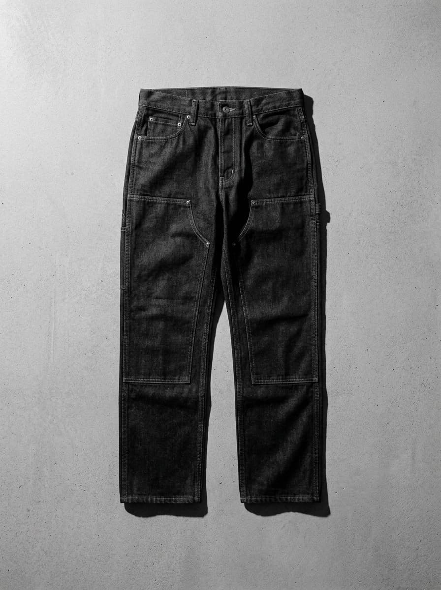 Run-Out Double-Knee Denim